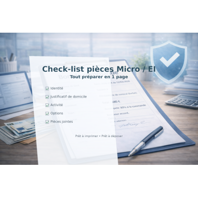 Check-list pièces micro/EI (1 page)
