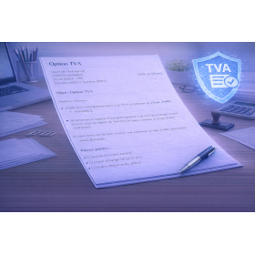 Modèle courrier option TVA (entrée / sortie franchise en base)
