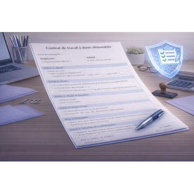 Modèle contrat CDD (simple)