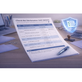 Check-list déclaration SAP (NOVA)