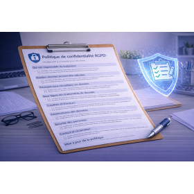 Politique de confidentialité RGPD (site vitrine)