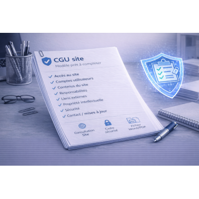 CGU site modèle