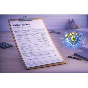 Grille tarifaire (services à la personne) (modèle) SAP NOVA SAAD
