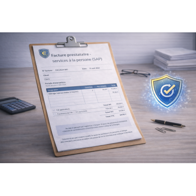 Facture (prestataire) – services à la personne (modèle) SAP NOVA SAAD