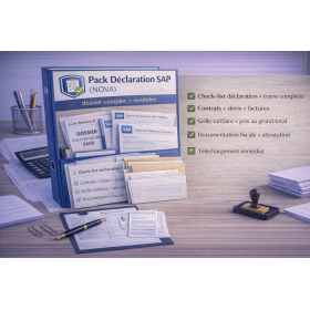 Pack Déclaration SAP (NOVA) : dossier complet + modèles