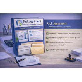 Pack Agrément SAP : dossier complet + modèles + kit qualité